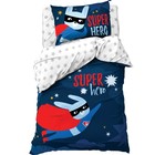 Постельное бельё «Этель» 1.5 сп Super hero 143*215 см, 150*214 см, 50*70 см -1 шт,100% хл, бязь 4702793 - фото 12074667