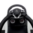 Толокар Mercedes-Benz AMG GLE, родительская ручка, звук, цвет белый - Фото 8