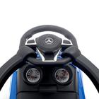 Толокар Mercedes-Benz AMG GLE, родительская ручка, звук, цвет синий - Фото 8