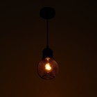 Светильник BayerLux "Винтаж" 1xE27 40Вт черный 12х12х100 см. - фото 22971876