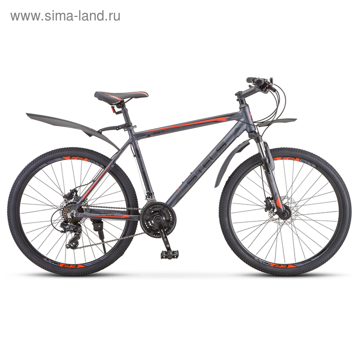 Велосипед 26" Stels Navigator-620 D, V010, цвет антрацитовый, размер рамы 14" - Фото 1