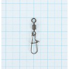 Карабин с вертлюгом YUGANA Swivel with Snap №6, 20 кг, 8 шт. - Фото 2