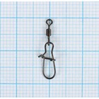 Карабин с вертлюгом YUGANA Swivel with Snap №12, 8 кг, 8 шт. - Фото 2