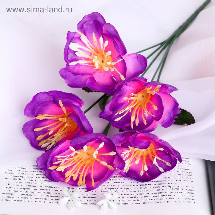 Букет "Шиповник" 30 см, d-цветка 8 см, микс - Фото 1