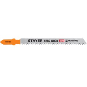 Полотна STAYER 159901-2.5_z02, для лобзика, 2 шт., T101BF, по дереву, шаг 2.5 мм, 75 мм