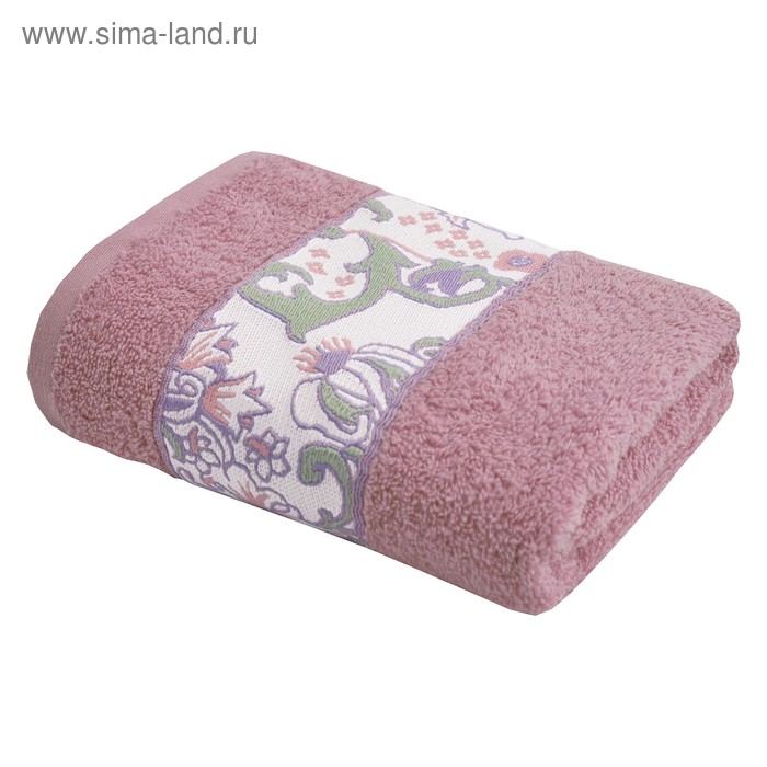 Полотенце Jane, размер 70 × 140 см, цвет пыльная роза - Фото 1