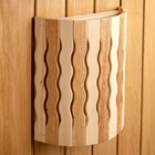Абажур деревянный, полукруглый "Волна Термо" 29,5х23х16 см - Фото 2
