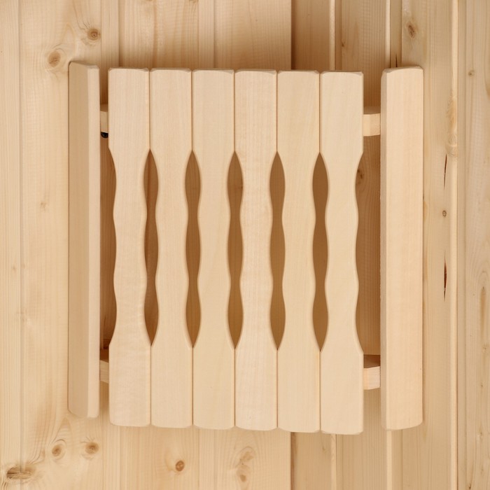 Абажур деревянный, угловой "Плоский" 29х27,5х6 см