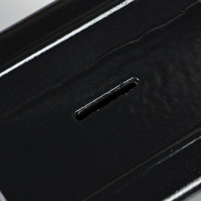 Копилка "Сейф" черный, 12х10х18см