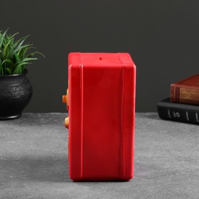 

Копилка "Сейф" красный, 18см