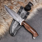 Нож кавказский туристический «Восток», сталь - 40×13, рукоять - орех, 14 см, с ножнами - фото 32176860