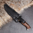 Нож кавказский туристический «Восток», сталь - 40×13, рукоять - орех, 14 см, с ножнами - фото 32176861