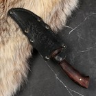 Нож кавказский, туристический "Каспий" с ножнами, сталь - 40х13, рукоять - орех, 13.5 см - фото 25443687