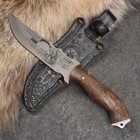 Нож кавказский, туристический "Каспий" с ножнами, сталь - 40х13, рукоять - орех, 13.5 см - фото 25443688