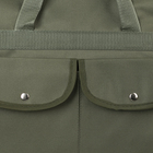 Сумка хозяйственная, отдел на молнии, 2 наружных кармана, цвет хаки - Фото 4