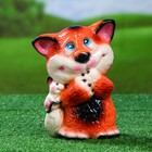 Садовая фигура "Кот Филя", рыжий, керамика, 24 см - Фото 1