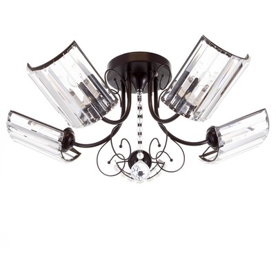 Люстра «Симона» 5×40 Вт E27 62×62×24 см шоколадный BayerLux