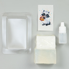 Мыло с картинкой своими руками «Енотик» , набор для мыловарения - Фото 3