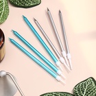 Свечи в торт «Ройс», 6 шт., высокие, 13 см, серебряные и голубые - Фото 5