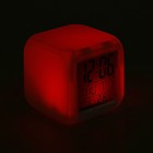 Часы - будильник Luazon LB-03, дата, температура, белый - Фото 8