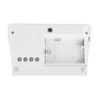 Часы - будильник Luazon LB-16 "Послание", с маркером, подсветка зеленого цвета, белый - Фото 5