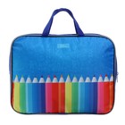 Папка для труда, А4, текстильная, 35×27×7 см «Карандаши» - Фото 6