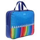 Папка для труда, А4, текстильная, 35×27×7 см «Карандаши» - Фото 7