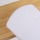 Варежка для умывания, 12,5 × 10 см, с подвесом, цвет белый/чёрный - фото 7716905