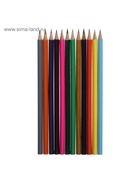 Карандаши Calligrata, 12 цветов, деревянные, трёхгранные - Фото 4