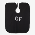 Пелерина парикмахерская, на завязках, чёрная - Фото 6