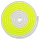 Скакалка гимнастическая утяжелённая, длина 3 м, цвет белый/лимонный - Фото 2