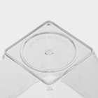 Форма одноразовая для фуршета «Брюссель», 150 мл, пластик, прозрачная - Фото 5