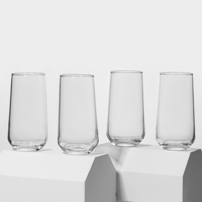 Набор стеклянных стаканов Allegra, 470 мл, 4 шт
