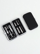 Набор маникюрный, 6 предметов, в футляре, чёрный - Фото 3