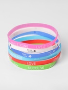 Браслеты силиконовые Forever young, набор 6 шт., цветные, d=5.5 см - Фото 4