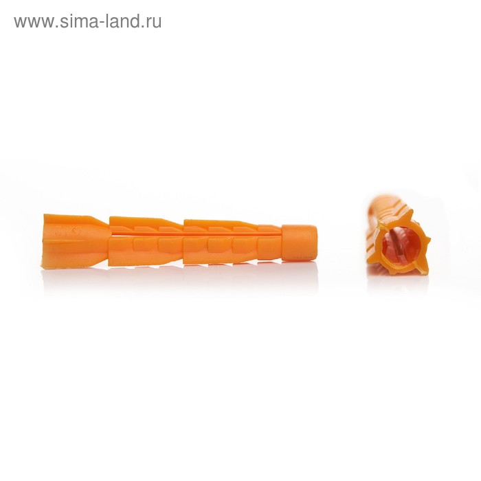 Дюбель Steelrex, универсальный, без бортика, полипропиленовый, 6х37 мм, 1000 шт