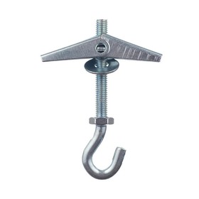 Анкер Steelrex, потолочный, пружинный, с крюком, оцинкованный, м6×100 мм, 50 шт.