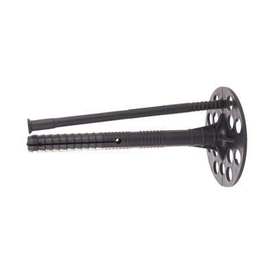 Дюбель Steelrex, для утеплителя, с пластиковым гвоздем, 10×140 мм, черный, 600 шт.