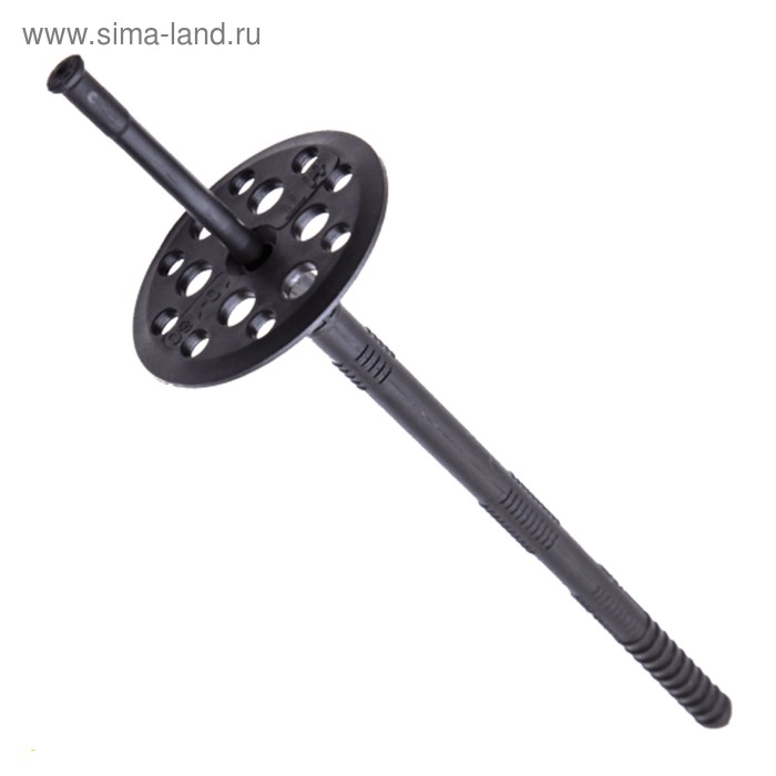 Дюбель Steelrex, для утеплителя, с пластиковым гвоздем, 10х160 мм, черный, 500 шт