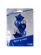 Воздушные шары фольгированные и латексные «Стильный», набор 10 шт. - Фото 2