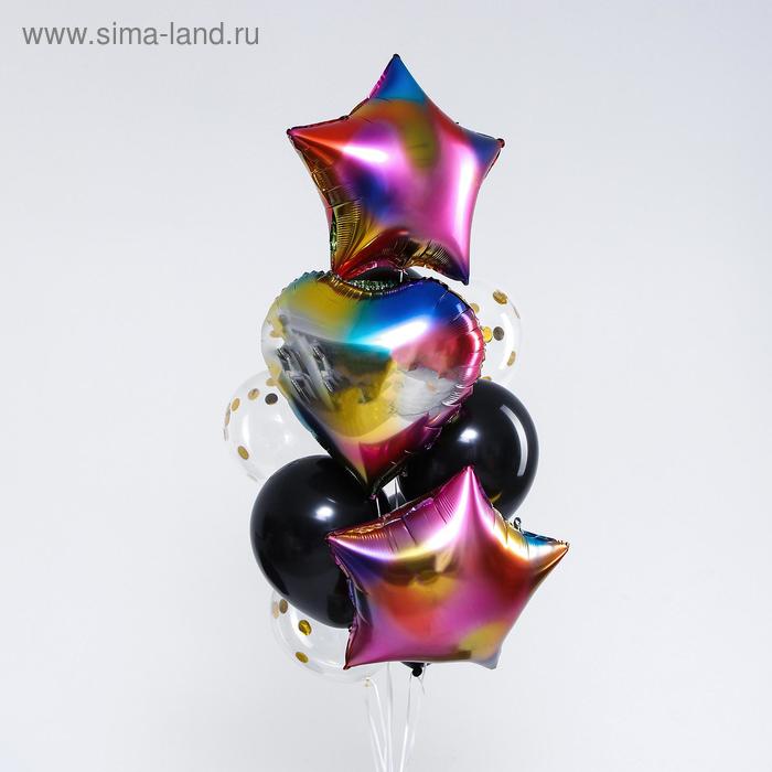 Воздушные шары, набор «Радужный», 10 шт. - Фото 1