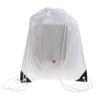 Рюкзак складной, на пуговице, нейлоновый, с усиленными уголками, цвет белый - Фото 1