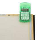 Калькулятор-зажим 8-разрядный на магните корпус зеленый - Фото 3