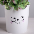 Кашпо «Мордочка», 1,6 л, 14 х 14 см - фото 14987953