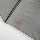 Зонт полуавтоматический «Однотонный», прорезиненная ручка, 3 сложения, 8 спиц, R = 48 см, цвет серый, УЦЕНКА - Фото 6