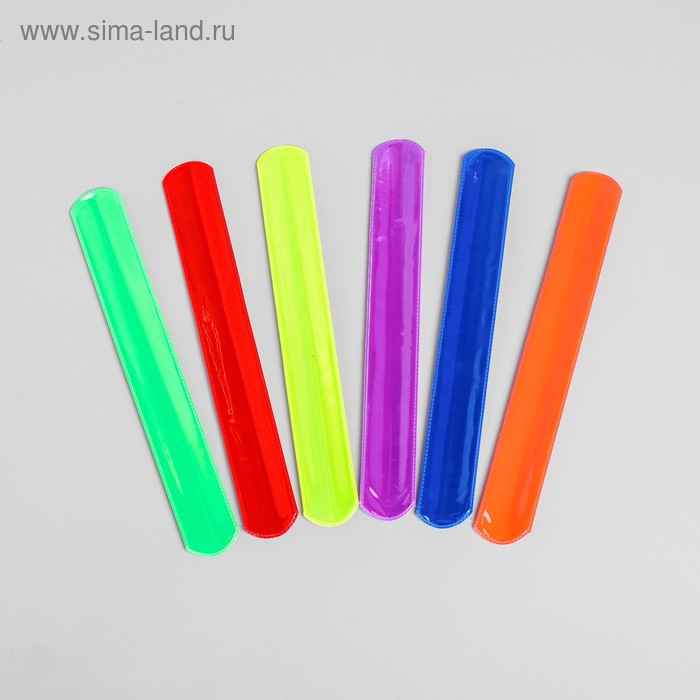 Браслет светоотражающий, 22 см, МИКС - Фото 1