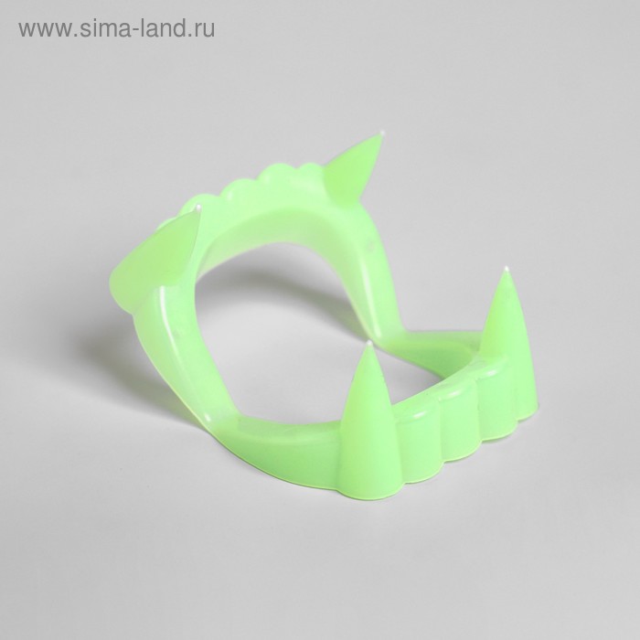 Челюсть «Вампир», зелёная - Фото 1