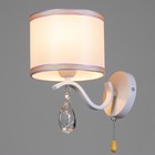 Бра «Берта» 1×40 Вт E14 белый 20×15×24 см - Фото 2