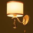 Бра «Берта» 1×40 Вт E14 белый 20×15×24 см - Фото 3