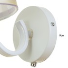 Бра «Берта» 1×40 Вт E14 белый 20×15×24 см - Фото 4